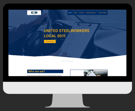 USW 9511 - Trade Union Picture of Unites Steelworkers Local 9511 website home page